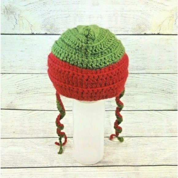 Baby Hat Toddler Knitted Winter Wool Cap Handmade Young Child Crochet Bonnet - Picture 11 of 12